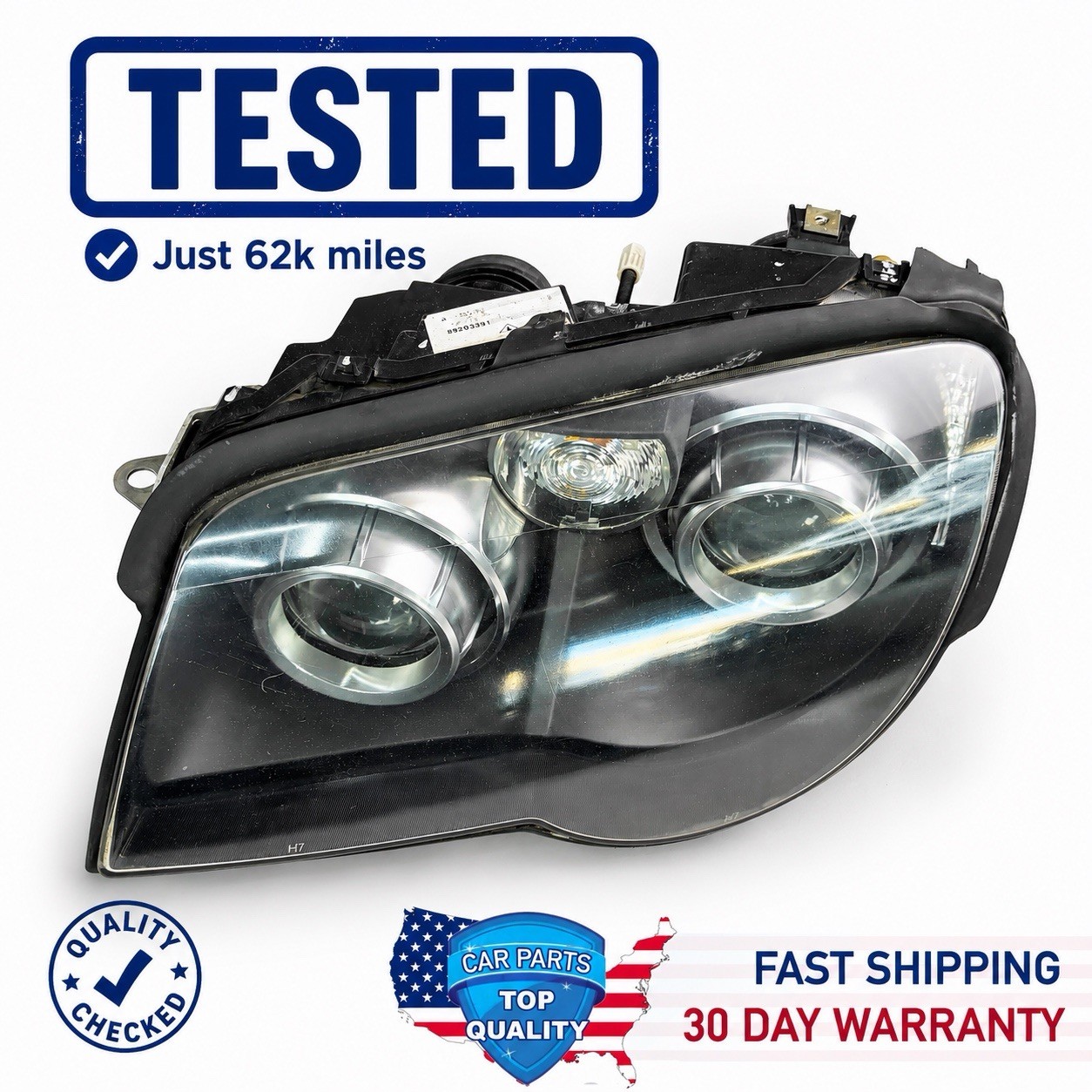 04-06 Chrysler Crossfire Driver Left Head Light Lamp OEM