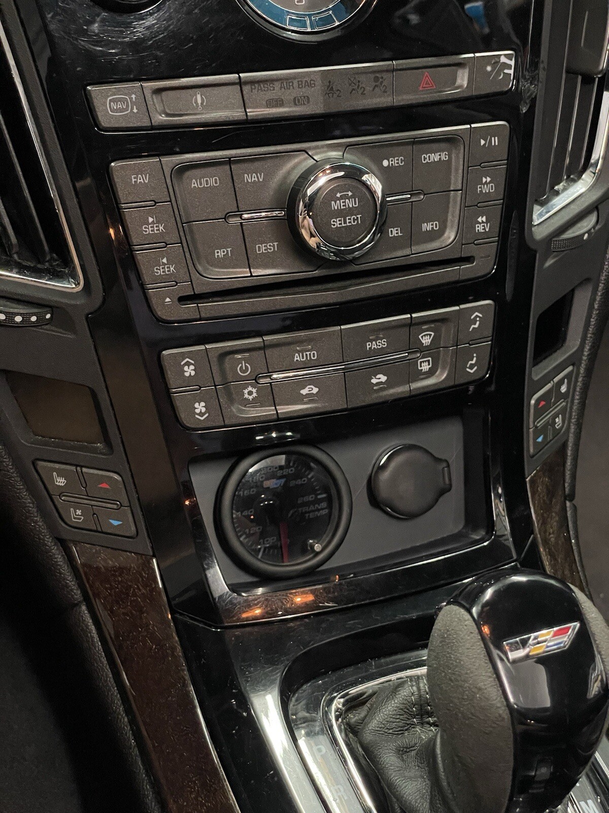 2009-2015 Cadillac CTS-V Cubby/Ashtray Single or Dual Gauge Pod