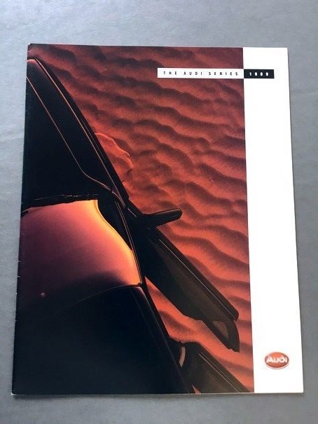1989 Audi 24-page Car Sales Brochure Catalog - Quattro 100 Turbo 200 Coupe 80 90 1989 Audi 24-page Car Sales Brochure Catalog - Quattro 100 Turbo 200 Coupe 80 90