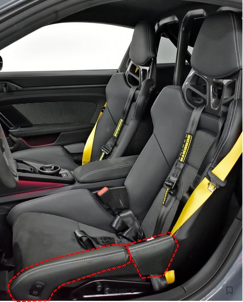 PORSCHE 911/918 GT3 RS GT2 RS PROTECTIVE LEATHER COVER SILVER STITCHING