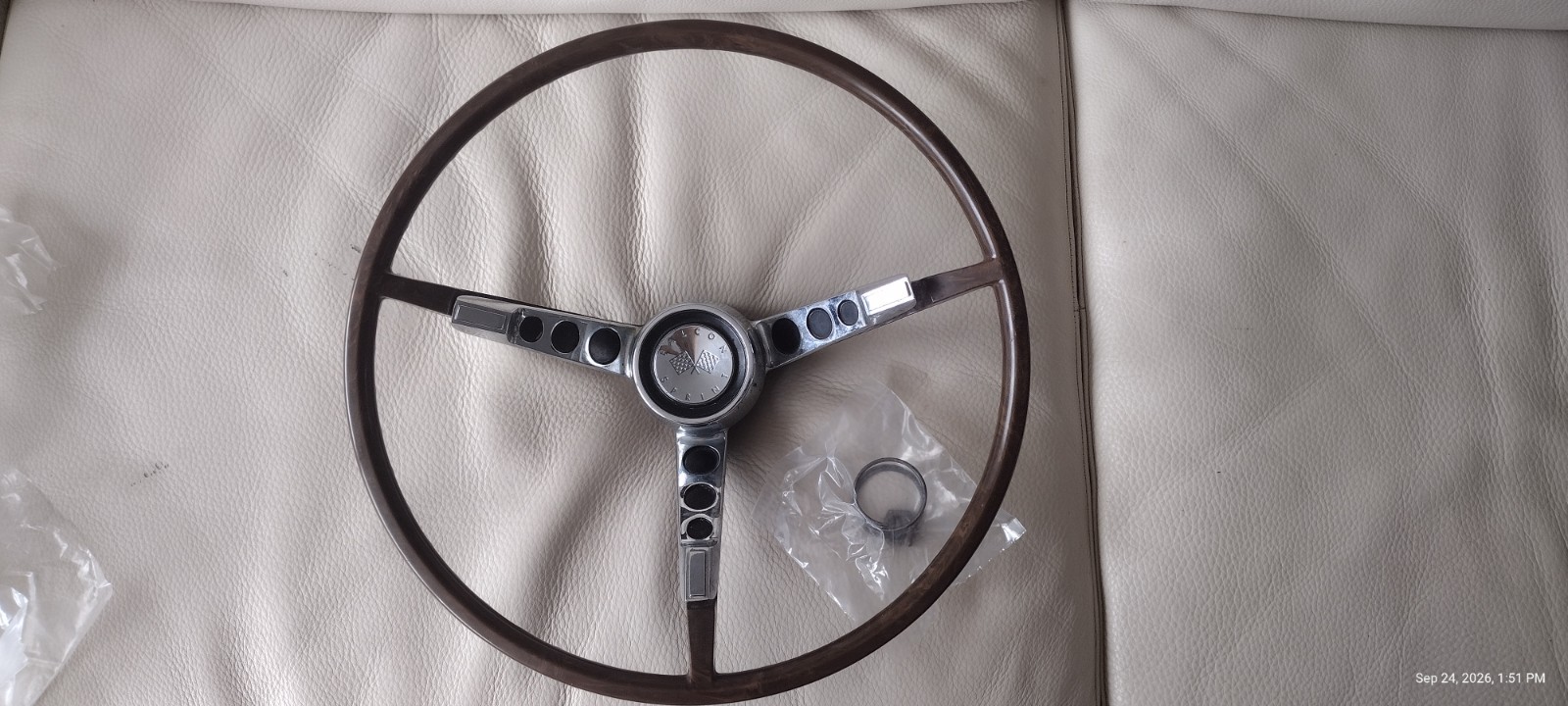 Rare 1963 Ford Falcon Sprint Steering Wheel - Original Untouched Condition