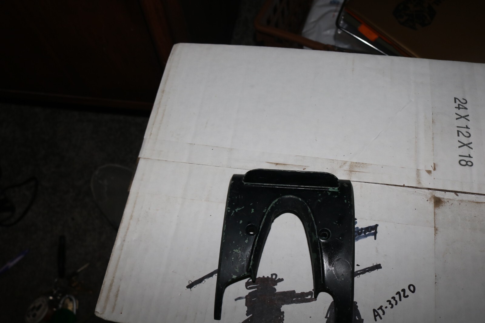 vintage Ford 1952 - 59 shift indicator steering column bezel AJ-22720 #2