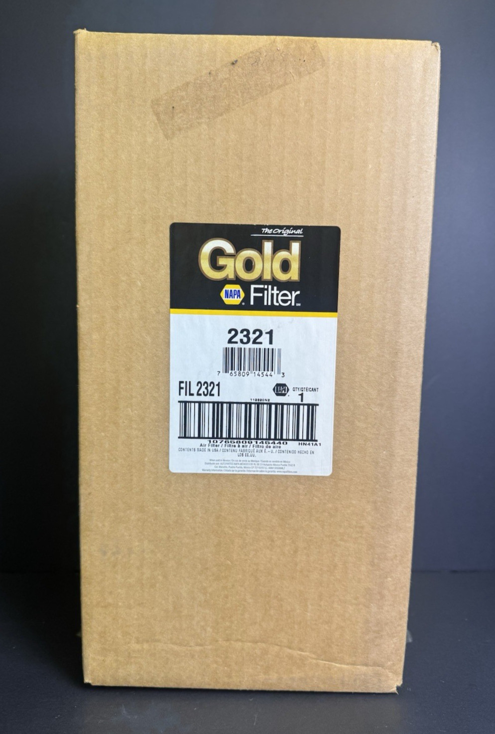 NAPA Gold 2321 Outer Air Filter Heavy Duty Engine Air Cleaner Replacement OEM