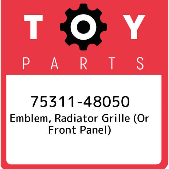 75311-48050 Toyota Emblem, radiator grille (or front panel) 7531148050, New Genu