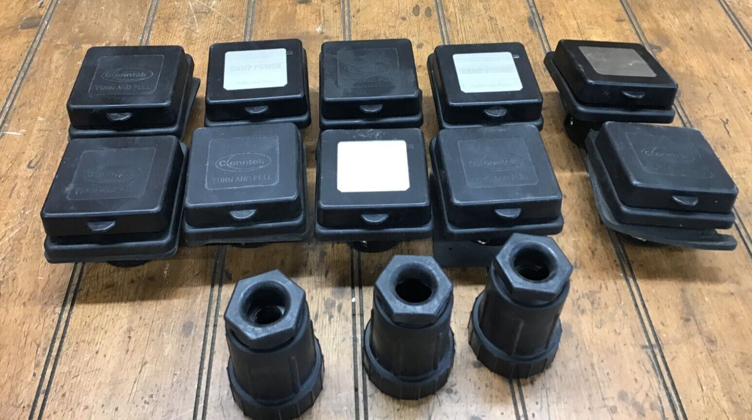 10 Conntek Camp Power Shore Power Inlets 3PHO 30A 125V RV Untested