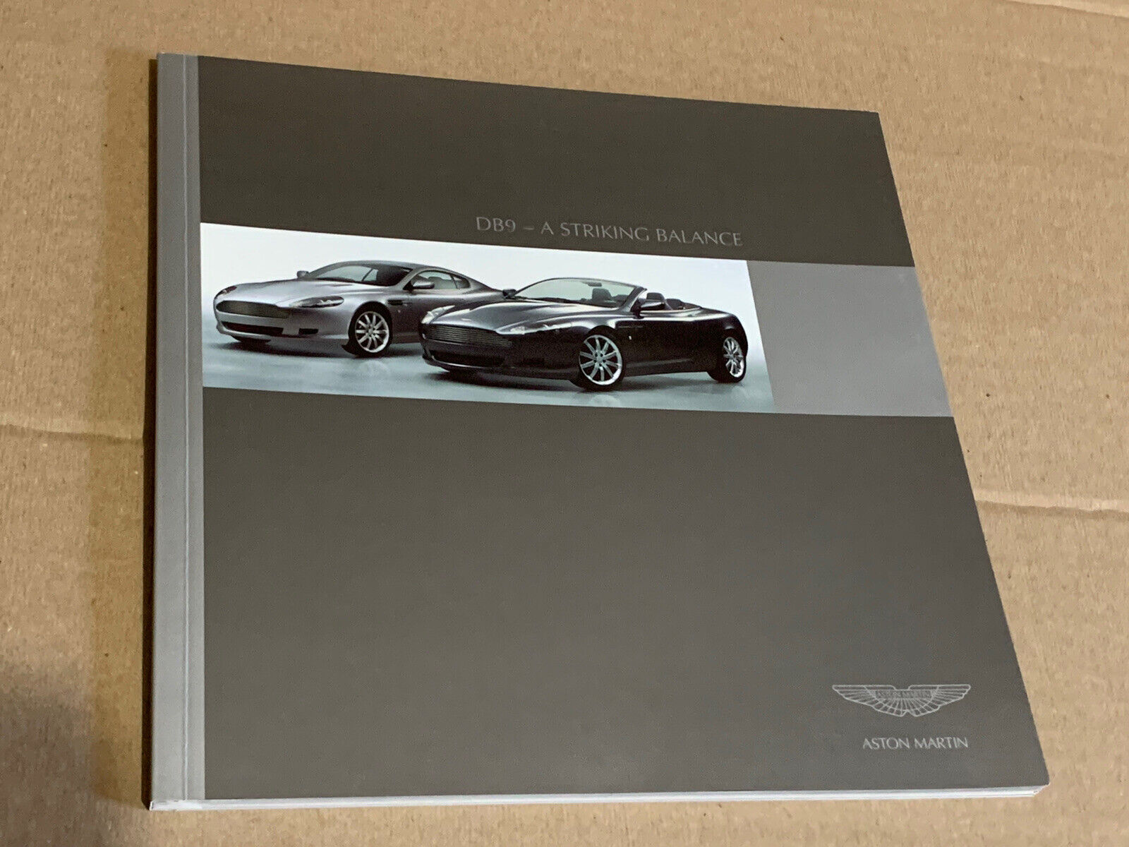 Aston Martin DB9 Auto Dealer Brochure Sales Book A STRIKING BALANCE
