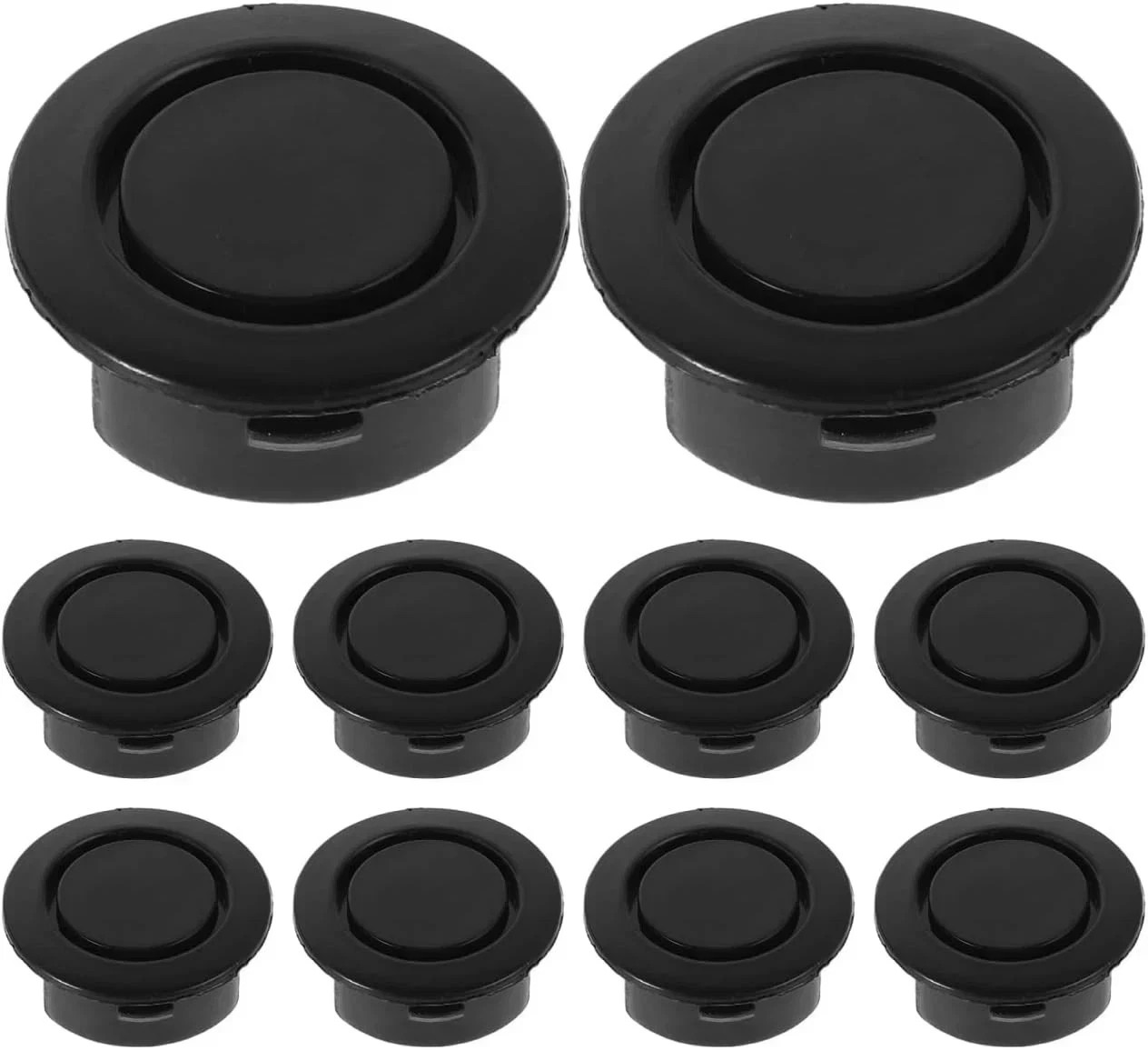 10Pcs Bumper Sensor Hole Plugs : Rubber Radar Cover for Parking Assist Univer...