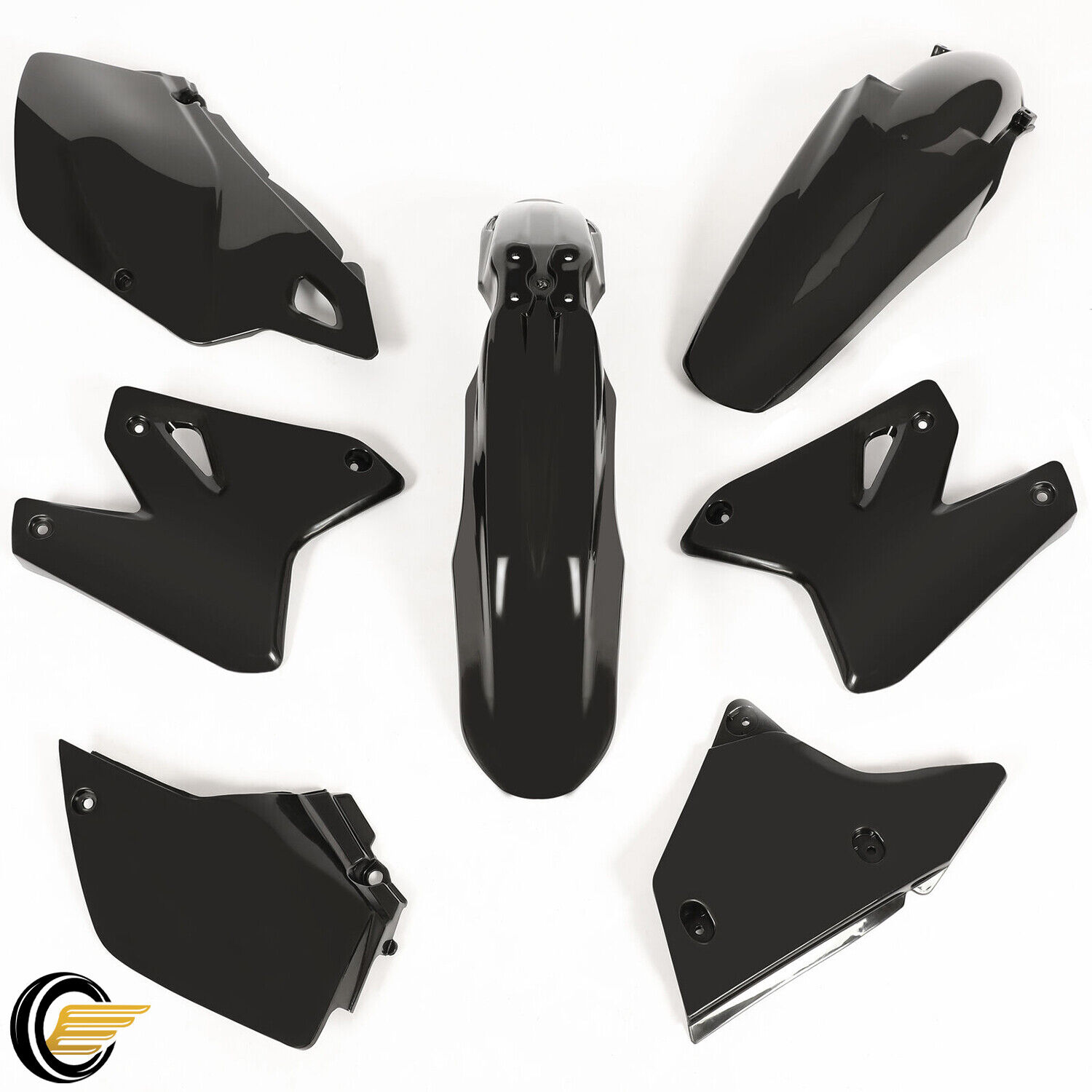 Black Complete Motorcycle Plastic Kit For Suzuki DRZ400S DRZ400SM
