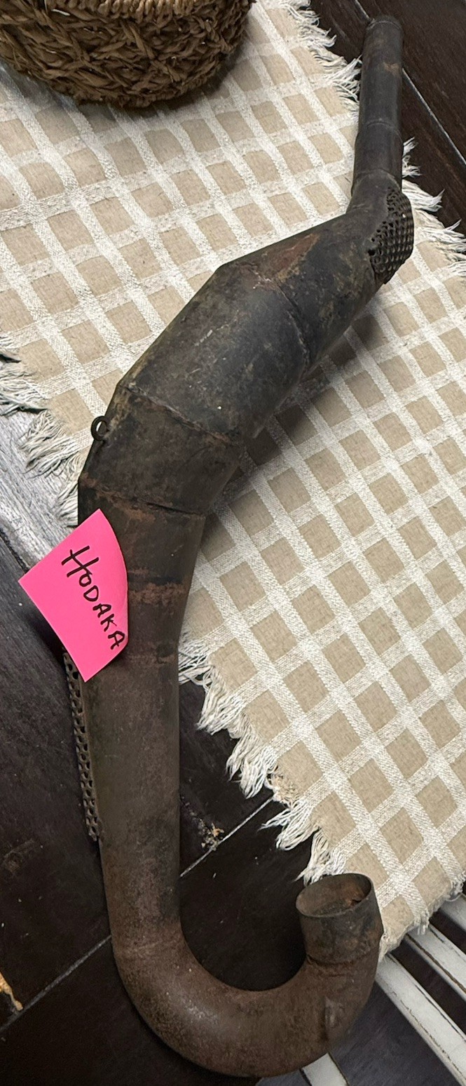 Vintage EC Birt Hodaka 125 Combat Wombat Racing Complete Exhaust Pipe RARE 1970s