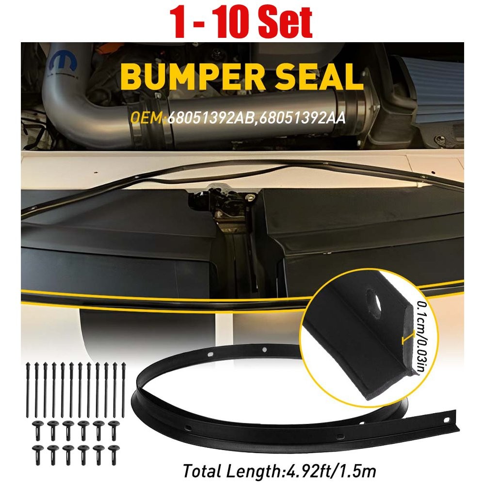 1-10Set for Dodge Challenger Hood to Nose Bumper Seal Fascia Rivets 68051392AA