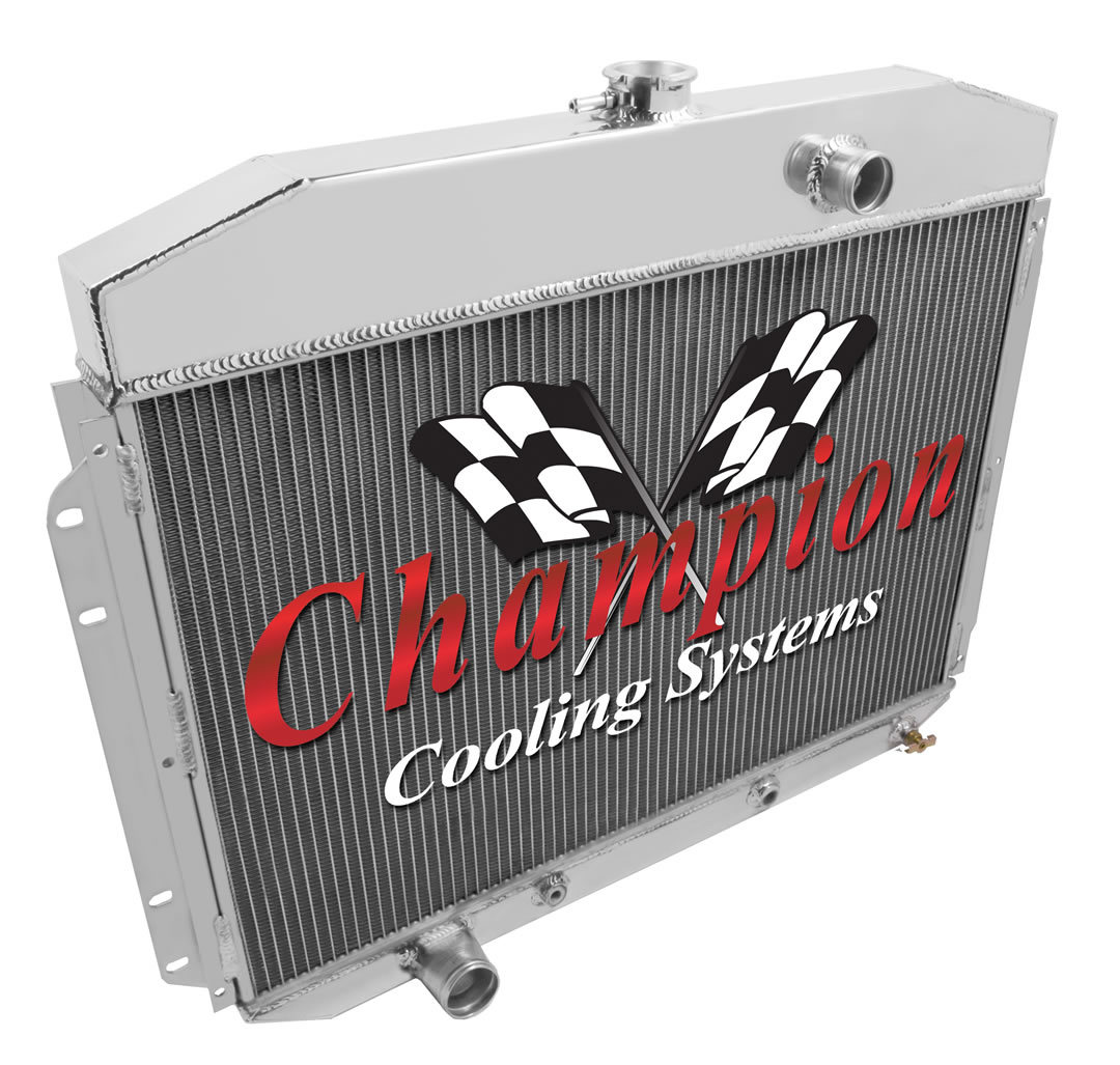 DR Champion 2 Row Radiator for 1961 - 1964 Ford F-Series Factory V8 Engine