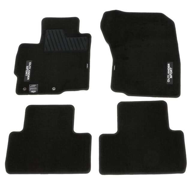2021-2025 Mitsubishi Outlander Sport Carpet Floor Mat Set Black Genuine OEM