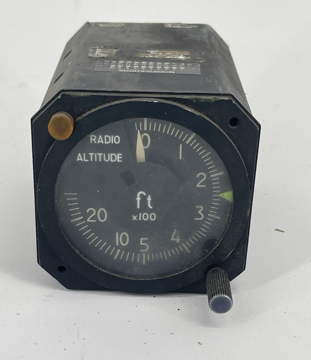 Aircraft Radio Altitude Indicator 0-2000 FT Vintage Avionics Boeing