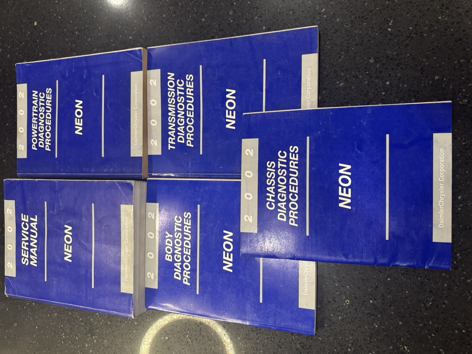 2002 Dodge Neon Factory Service Manual 5 Book Set OEM Shop Diagnostic Chrysler