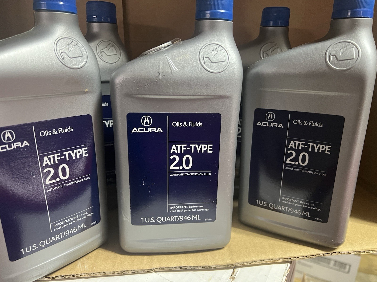 5 QTS Acura & Honda ATF  Type 2.0 Genuine Dual Clutch Fluid