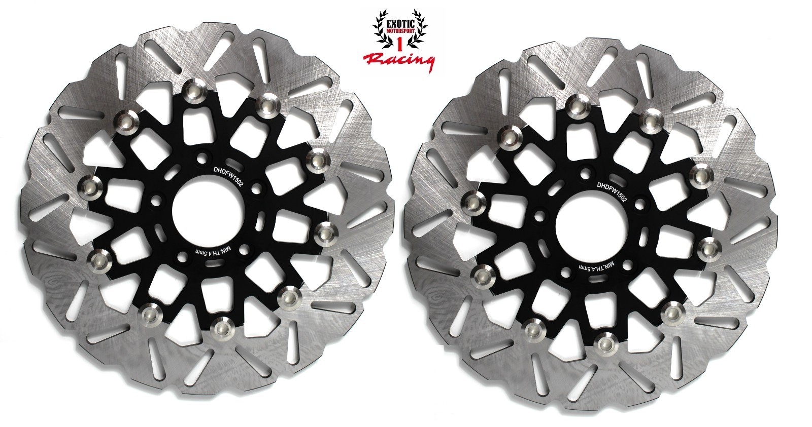 2 Floating Front Brake  Rotors For Harley  Electra Glide FLHTC  2000-2007 11.5\
