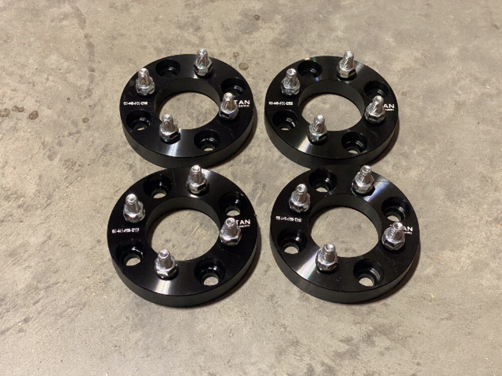 4pcs USED 25mm Wheel Spacers | Fits 4x4.5 Bolt Pattern | Fits Acura Honda 4x114. 4pcs USED 25mm Wheel Spacers | Fits 4x4.5 Bolt Pattern | Fits Acura Honda 4x114.