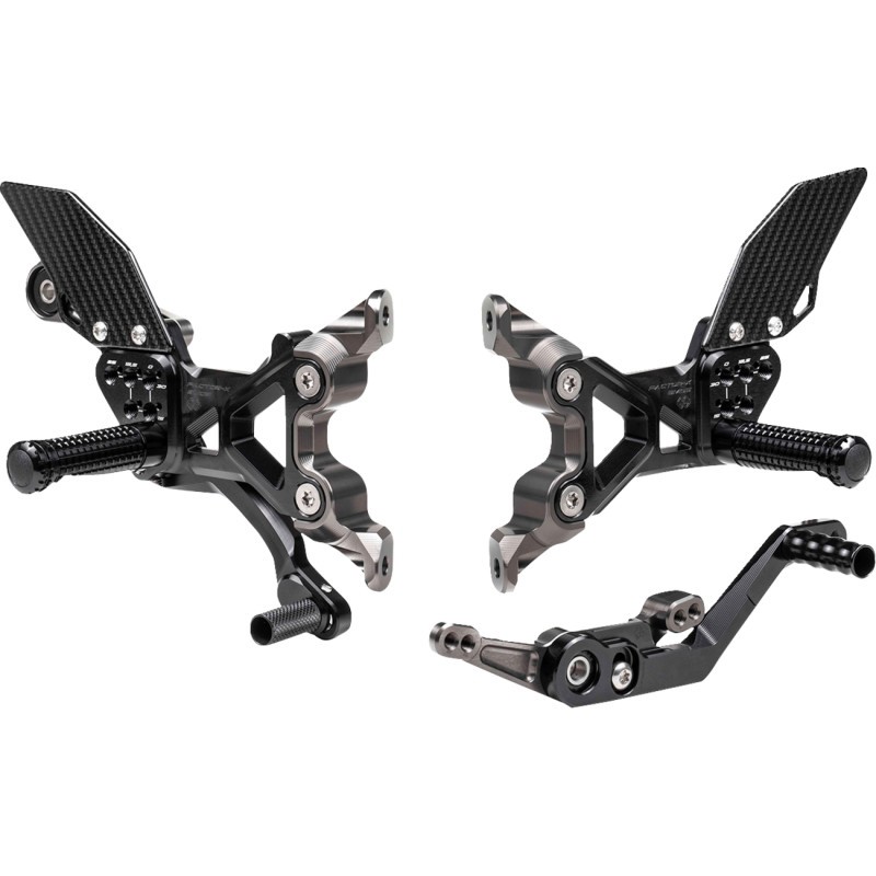 Gilles Tooling Factor-X Rearsets FXR-BM05-B BMW S1000RR 19-24 / M1000RR 21-24