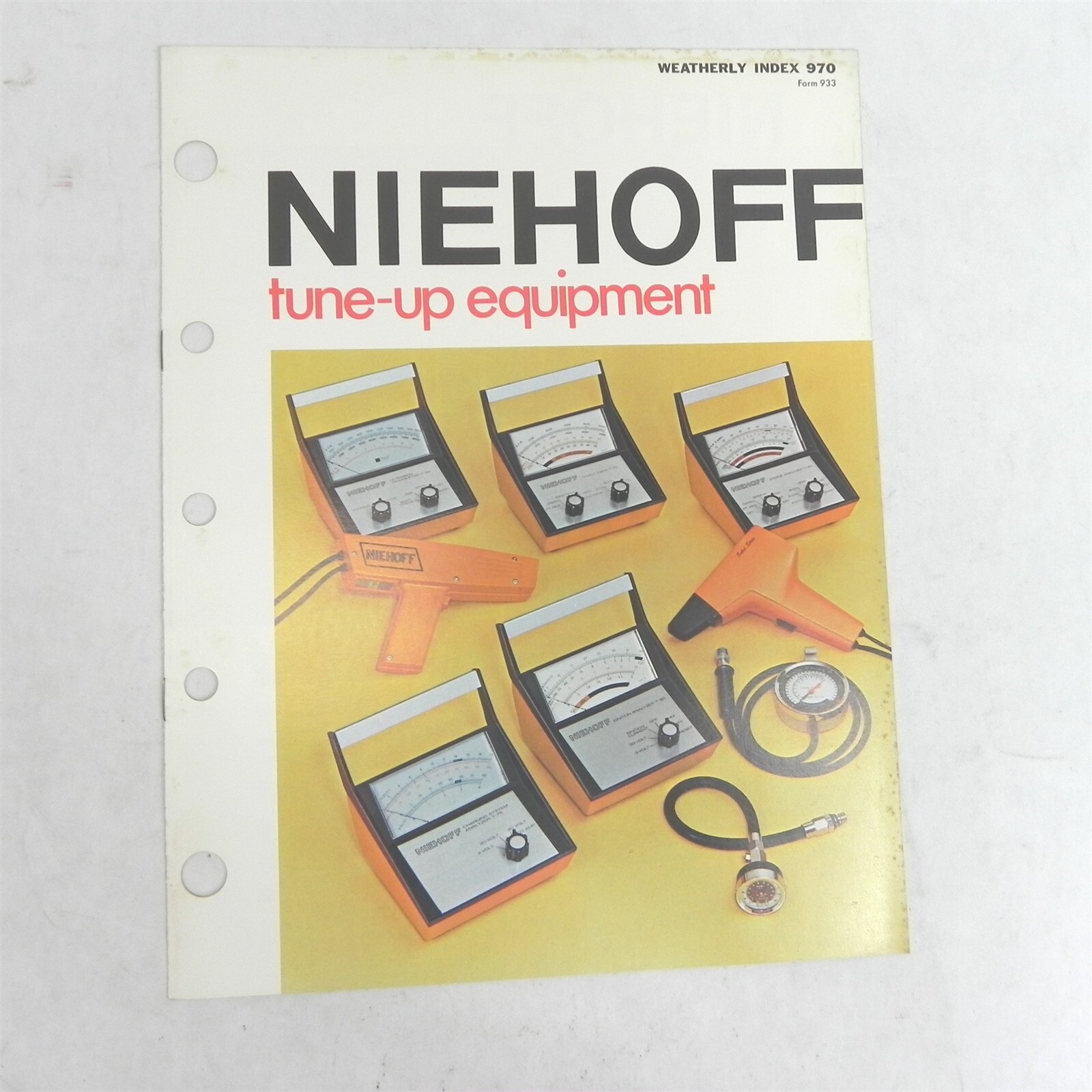 VINTAGE CE NIEHOFF TUNE UP EQUIPMENT PARTS CATALOG ALL MAKES AND MODELS