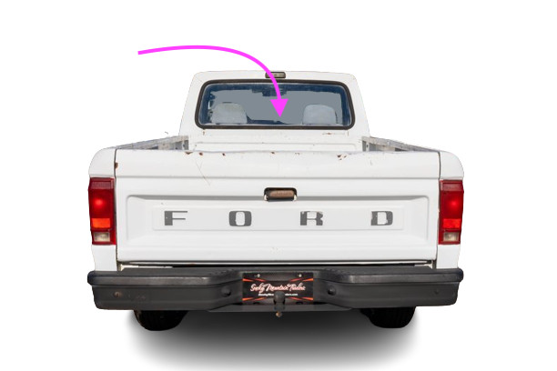 Fit: 1986-1992 Ford Ranger 2 Door Super CAB/ Pickup Stationary Back Window Glass