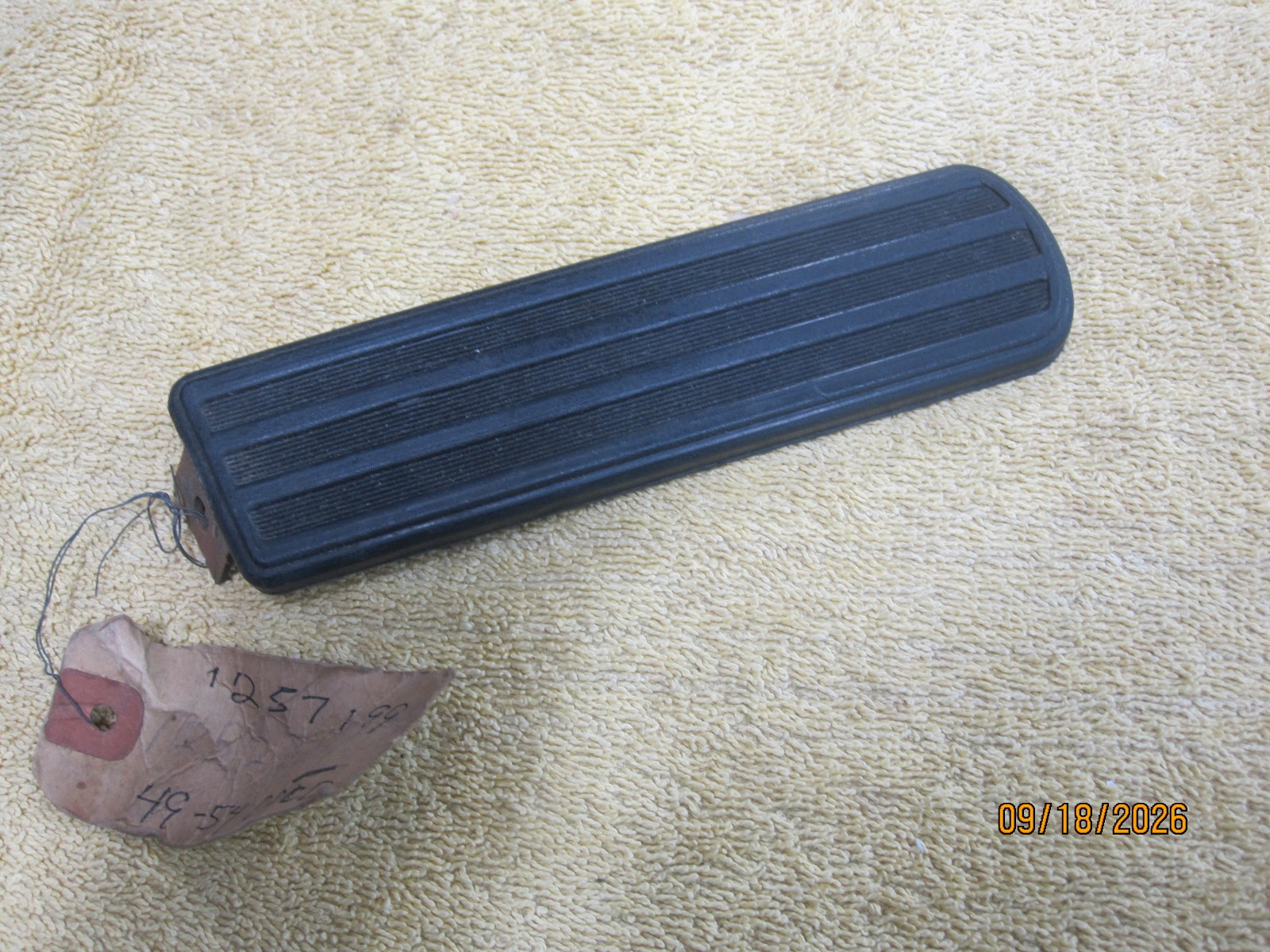 NOS 1949 1954 Dodge Plymouth Chrysler DeSoto Gas Accelerator Pedal Mopar 1257199 NOS 1949 1954 Dodge Plymouth Chrysler DeSoto Gas Accelerator Pedal Mopar 1257199