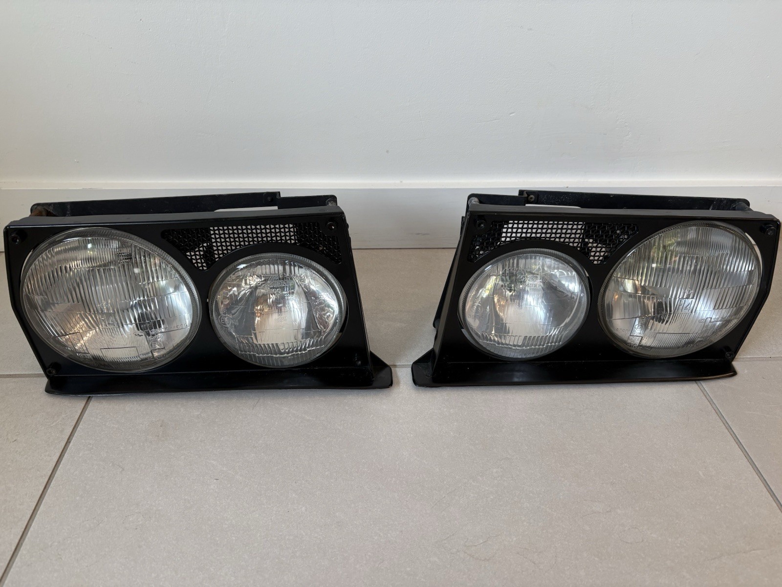 Original Lancia Delta Integrale Evo Headlights Lights