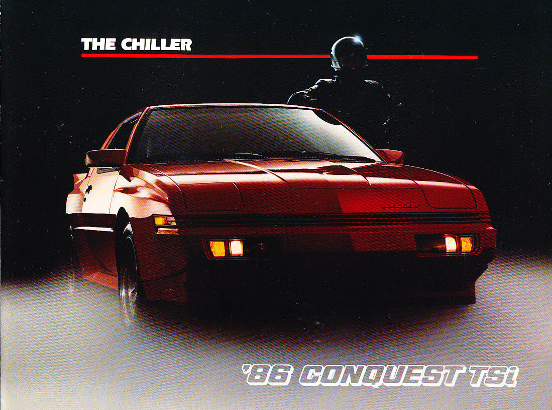 1986 Dodge Conquest TSi Turbo Sales Brochure Catalog Mitsubishi Chrysler Chiller
