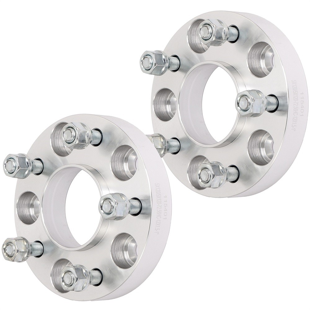 2X 25mm Hubcentric Wheel Spacers 5x120 For BMW Z4 325Ci 330Ci 330xi 12x1.5 Studs