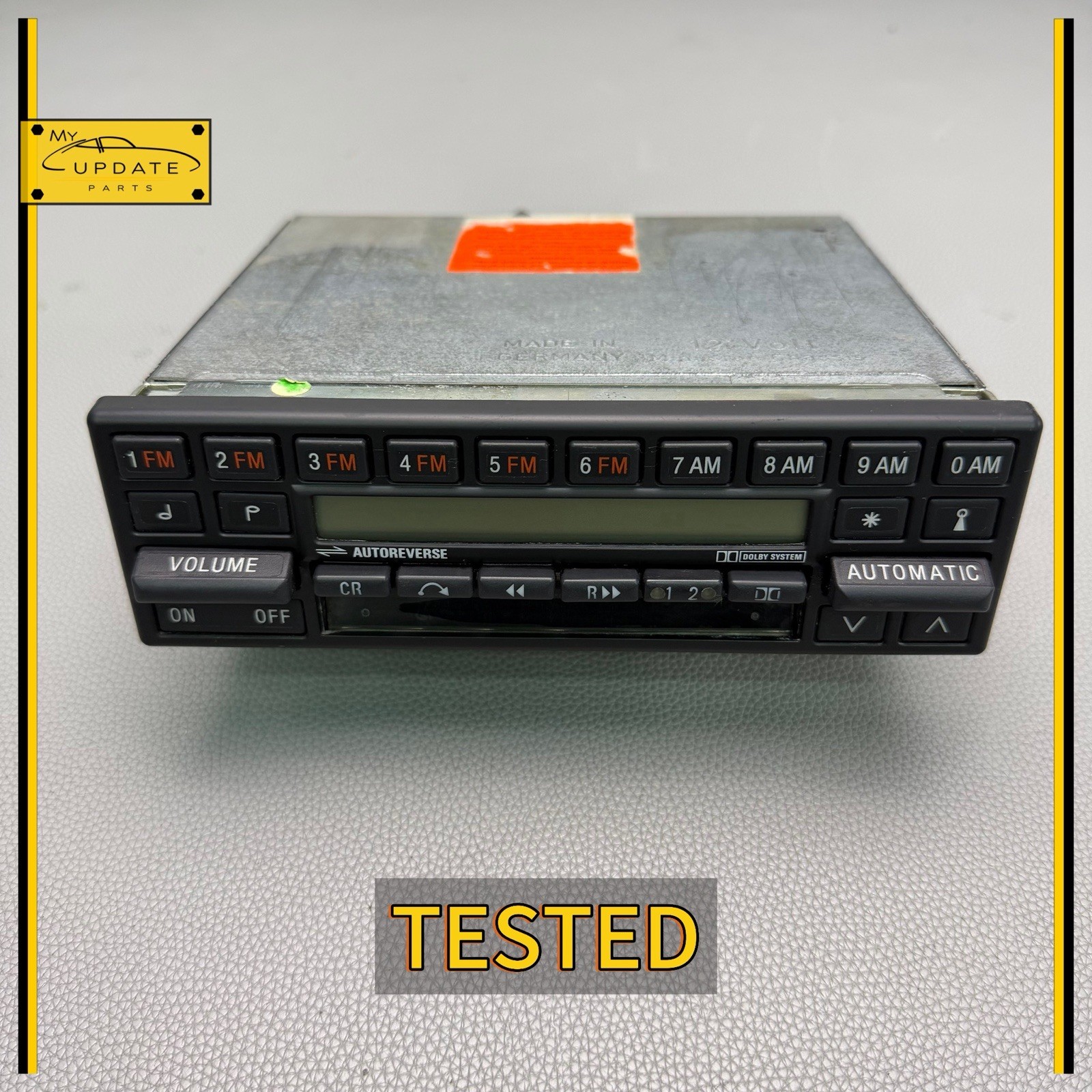 Mercedes W126 W124 Becker Grand Prix OEM Radio Cassette Model 754