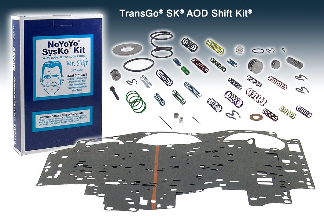 TransGo Transmission Shift Kit Ford AOD 1979-1993 79-93 SKAOD