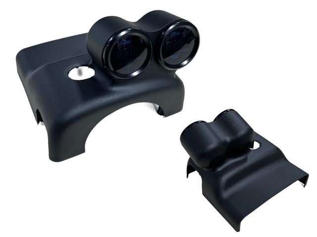 00 06 Jeep Wrangler TJ Steering Column Trim 52mm Dual Gauge Pod Mount