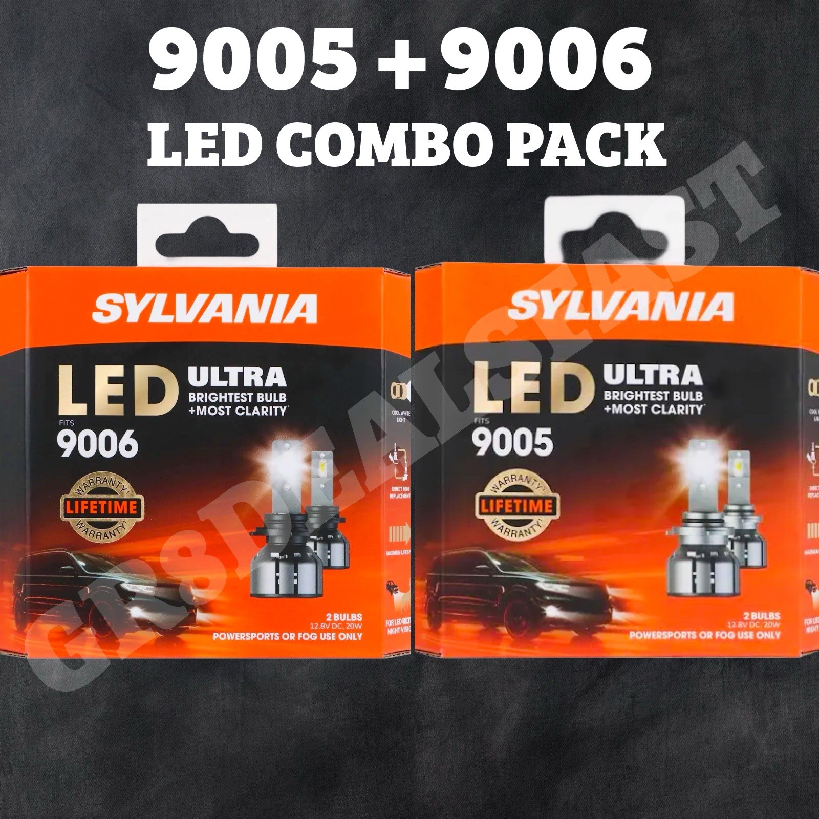 SYLVANIA 9005 + 9006 LED ULTRA COMBO KIT Headlight Bulbs Lifetime Warranty 🔥 SYLVANIA 9005 + 9006 LED ULTRA COMBO KIT Headlight Bulbs Lifetime Warranty 🔥