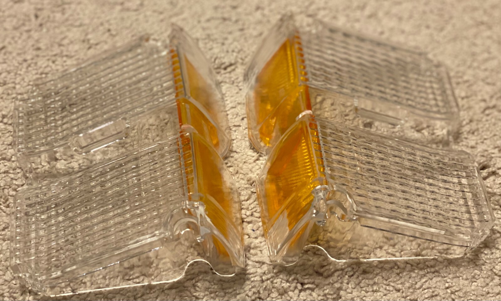 SEASONAL SALE 1971 Chevelle Parking Lamp Lens Pair Clear LH RH Except Wagon SEASONAL SALE 1971 Chevelle Parking Lamp Lens Pair Clear LH RH Except Wagon