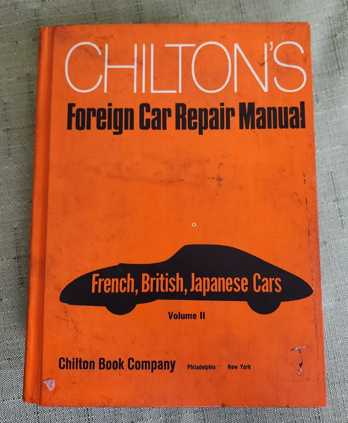 Vintage Chilton\'s Foreign Car Repair Manual Volume II French, British, Japanese
