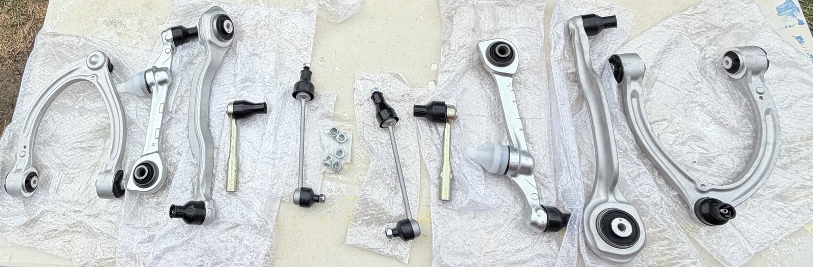 10Pc Front Control Arm Suspension Kit Mercedes W221 S400 S550 S600 S63 S65 RWD