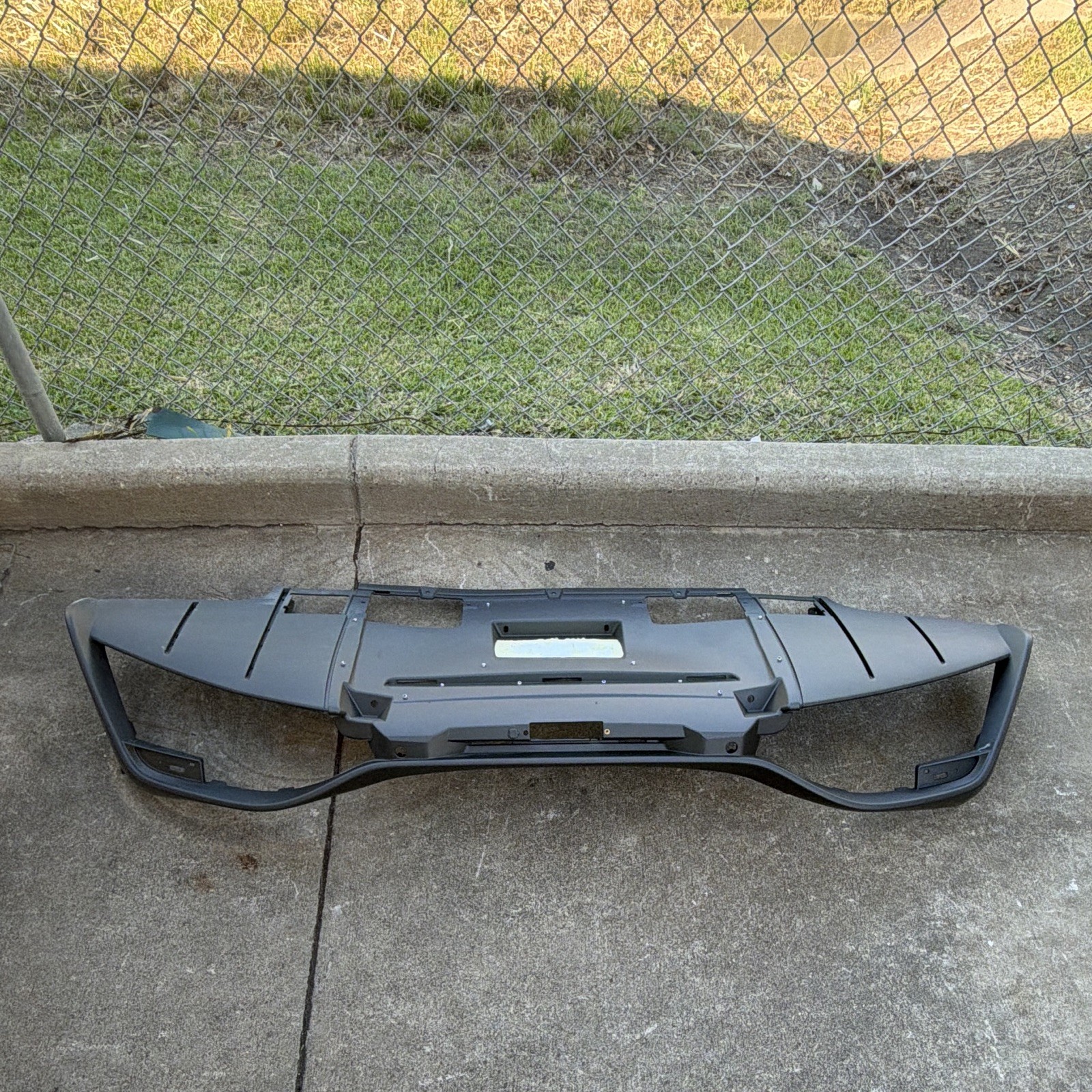 New OEM 2019+ Aston Martin Vantage Rear Bumper Diffuser Assembly / Graphite