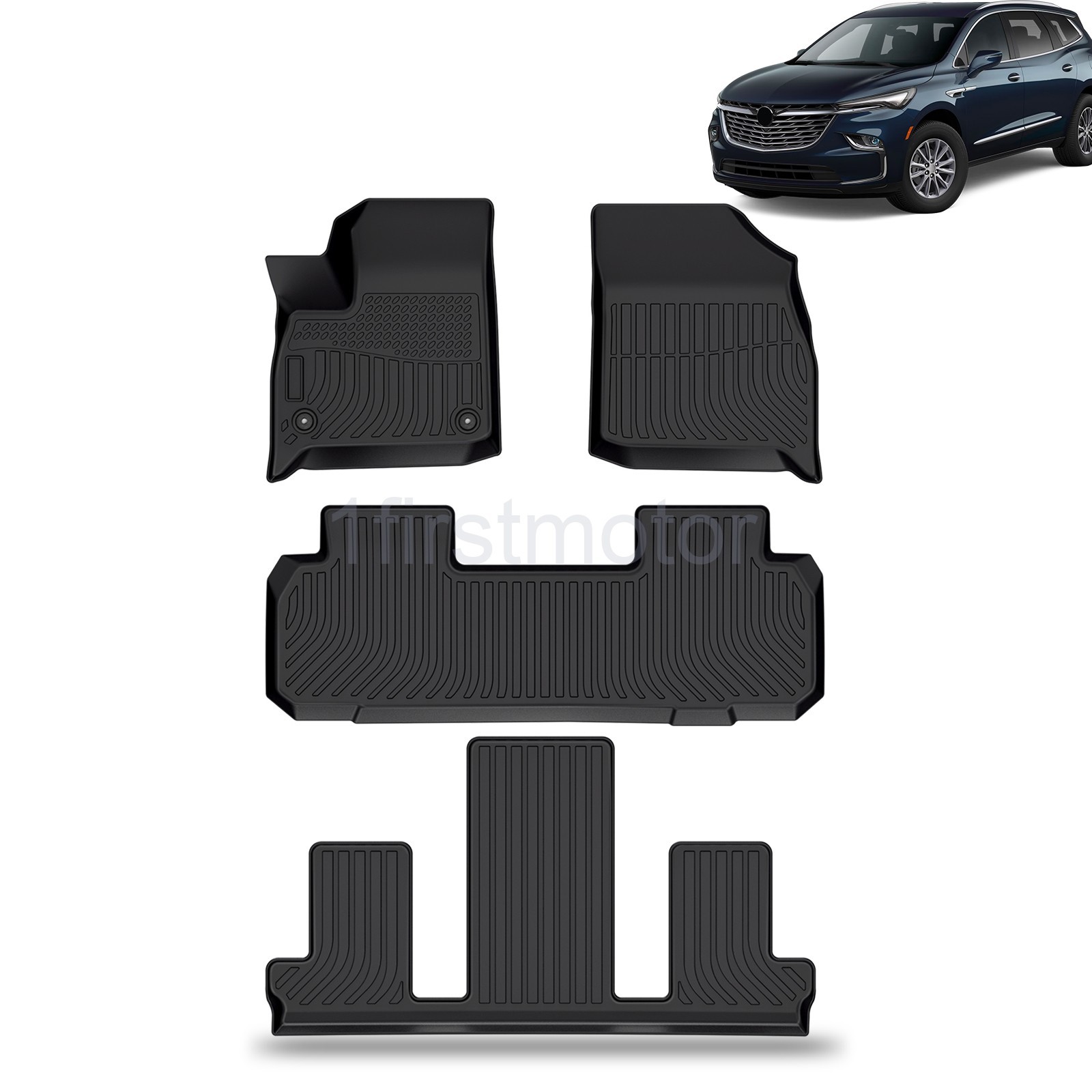 Todo el tiempo TPE goma coche pisos alfombras para Buick Enclave 2018-2024