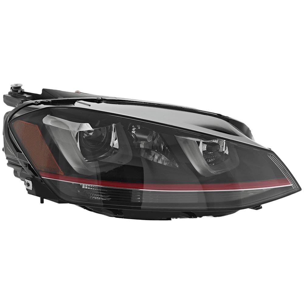 New 2015-2017 Volkswagen Golf GTI Headlight Right Passenger Side XENON