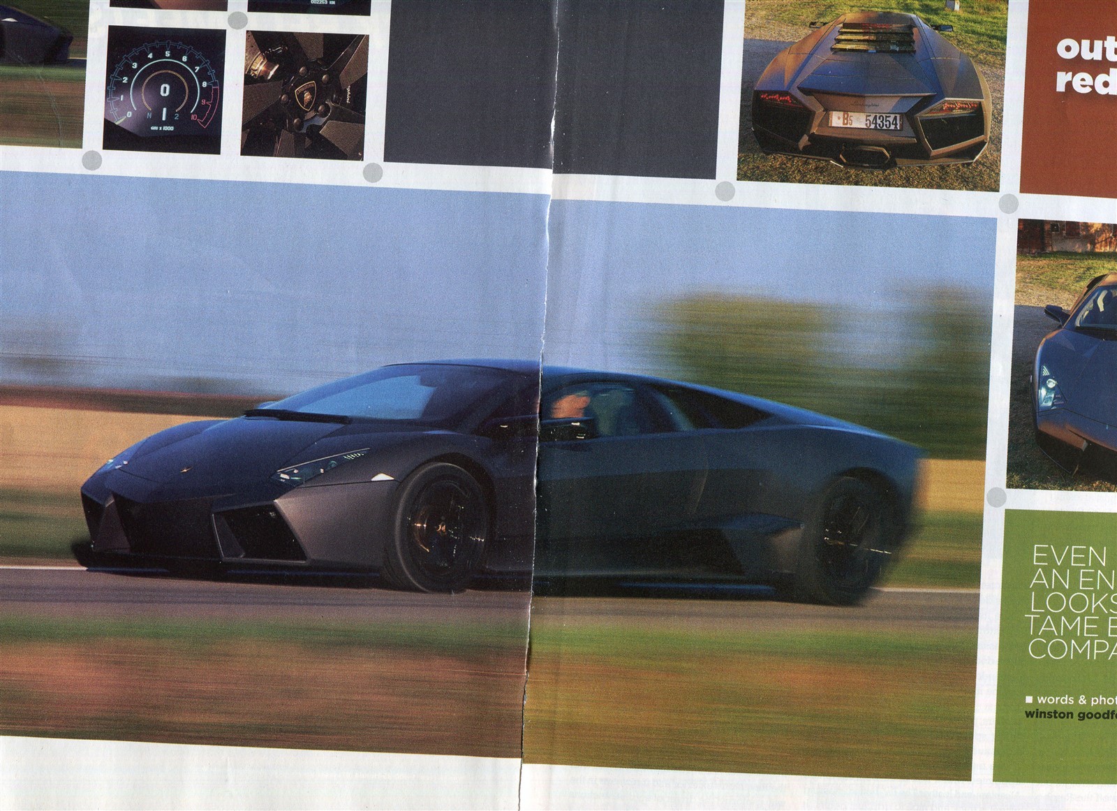 2008 LAMBORGHINI REVENTON 3 PG COLOR ROAD TEST Article 2008 LAMBORGHINI REVENTON 3 PG COLOR ROAD TEST Article