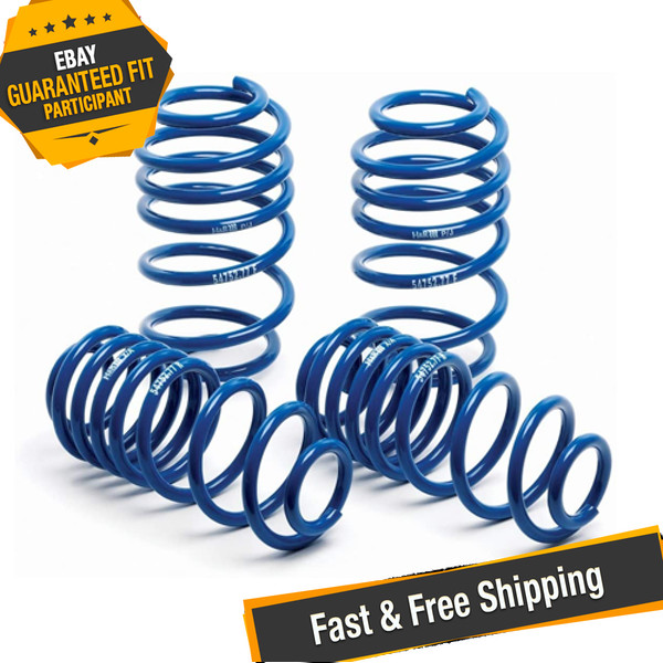 H&R 50406-77 Super Sport Front & Rear Lowering Coil Springs for 87-91 BMW 325i