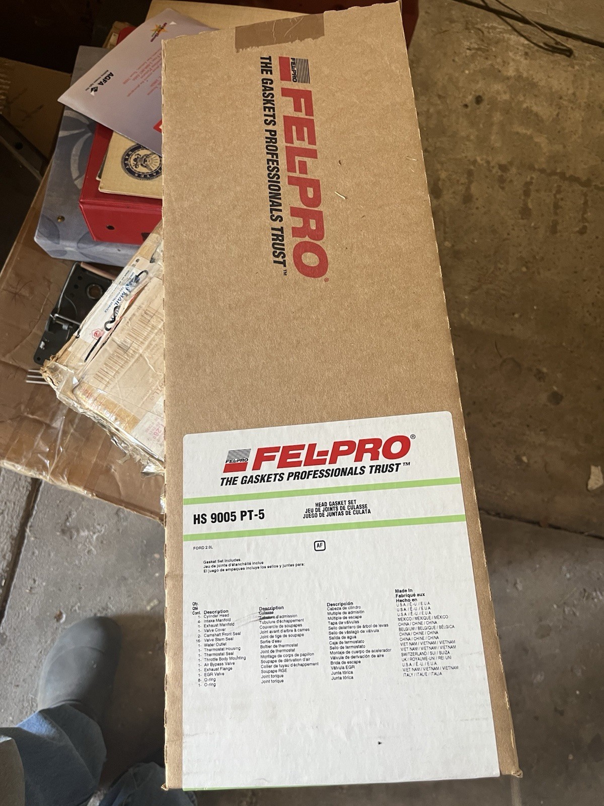 Head gasket Set, Felpro, HS 9005 PT 5 , 4 Cly
