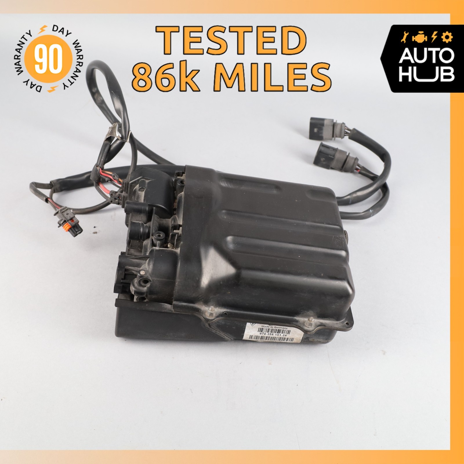 12-16 Porsche Panamera 970 Air Suspension Compressor Pump 97035815124 OEM 12-16 Porsche Panamera 970 Air Suspension Compressor Pump 97035815124 OEM