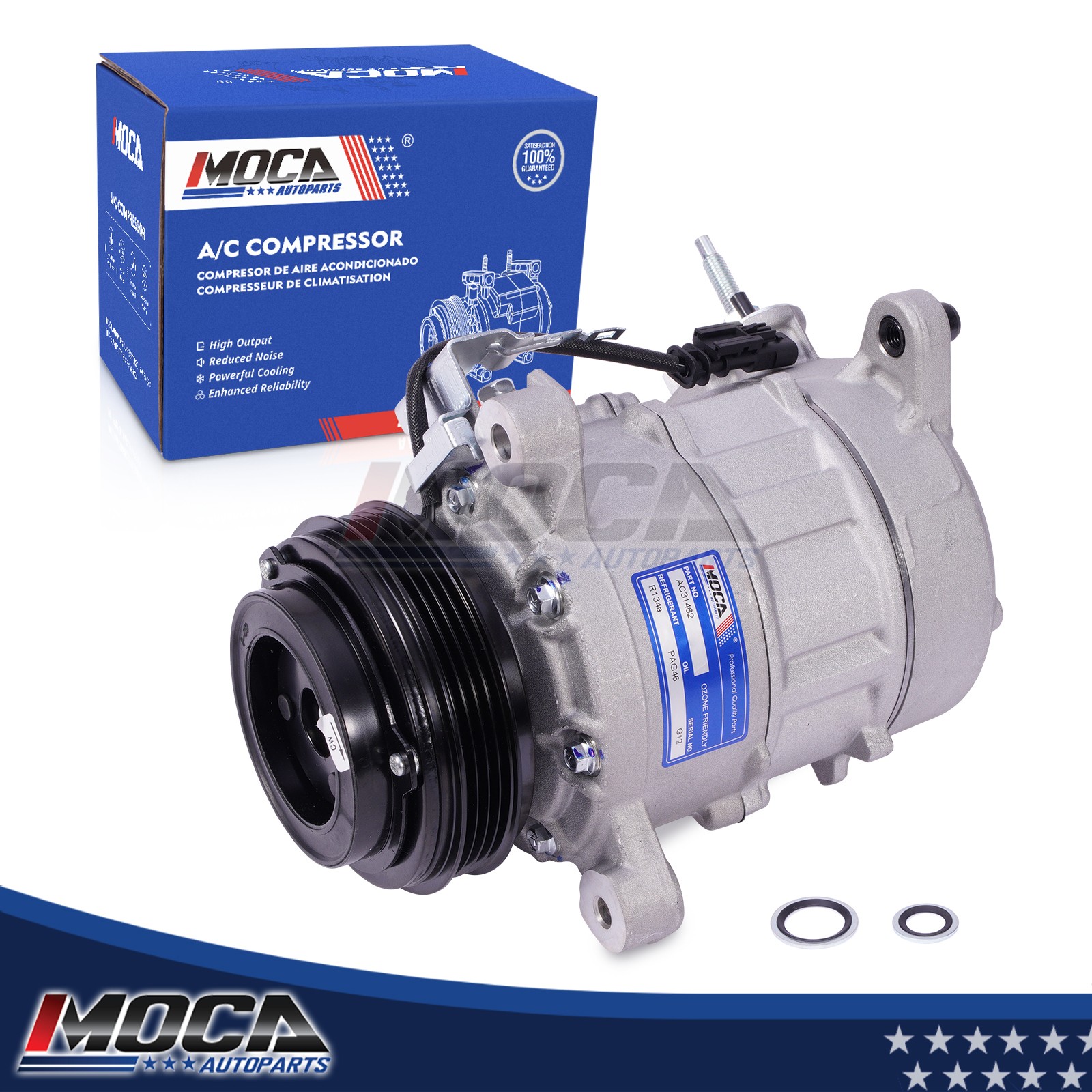 New A/C Compressor for Cadillac Escalade Chevrolet Silverado GMC Sierra Yukon