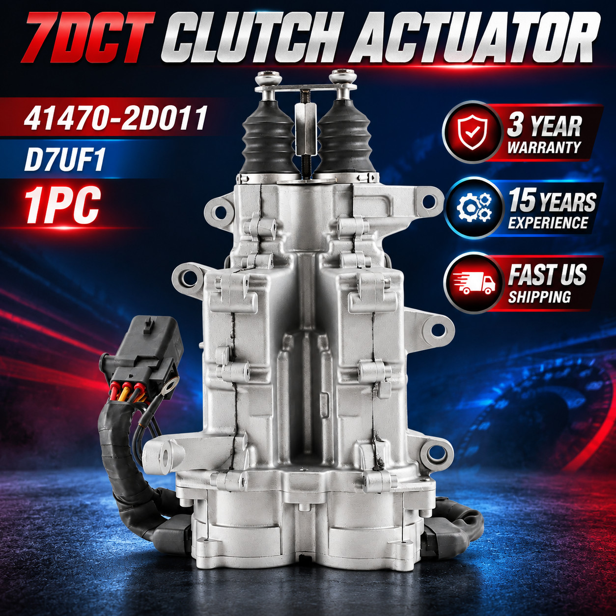 Reman D7UF1 7DCT Clutch Actuator 414702D011 For Hyundai Elantra Tucson Kia Soul