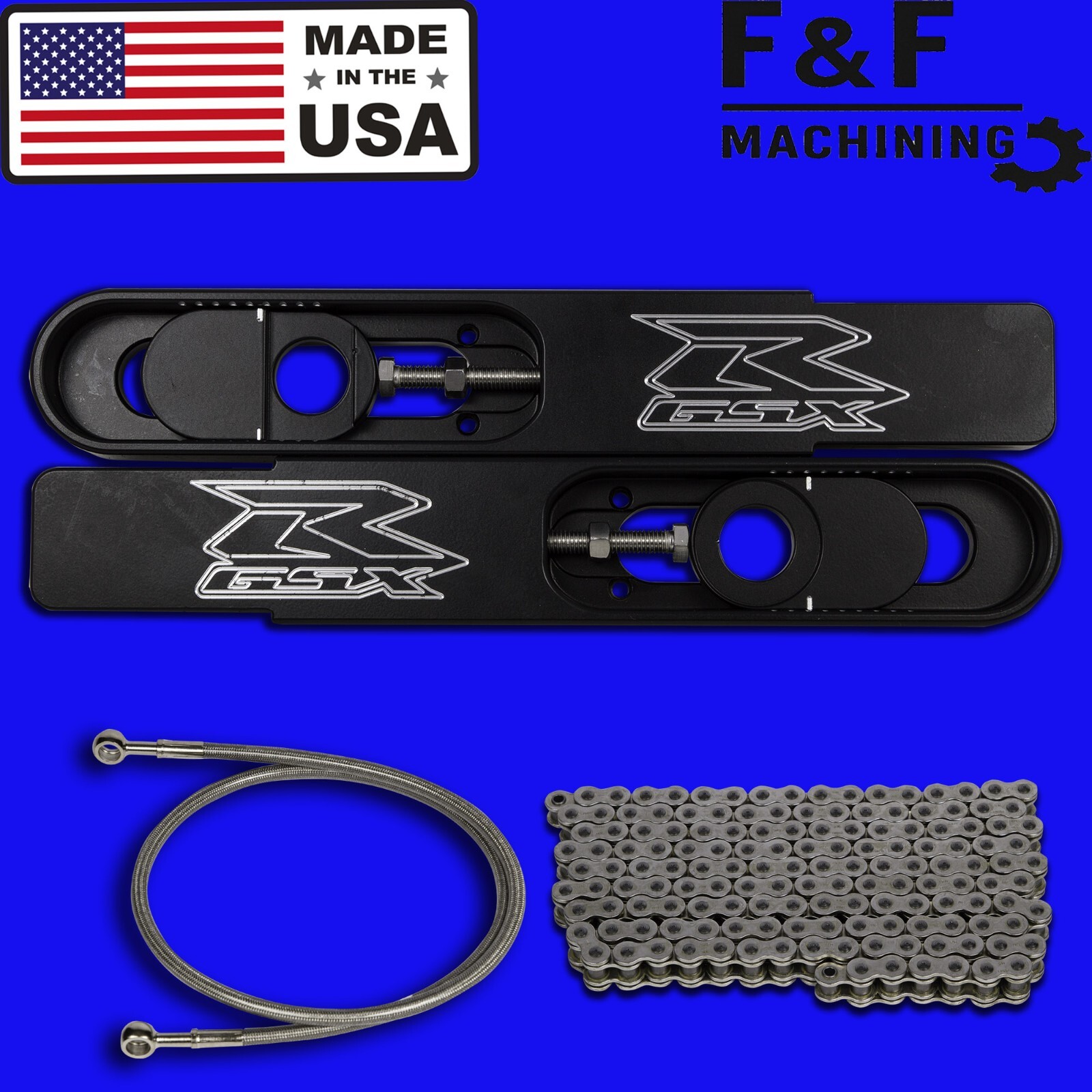2009-2016 GSXR 1000 bolt on 12 inch swingarm extension Kit   \