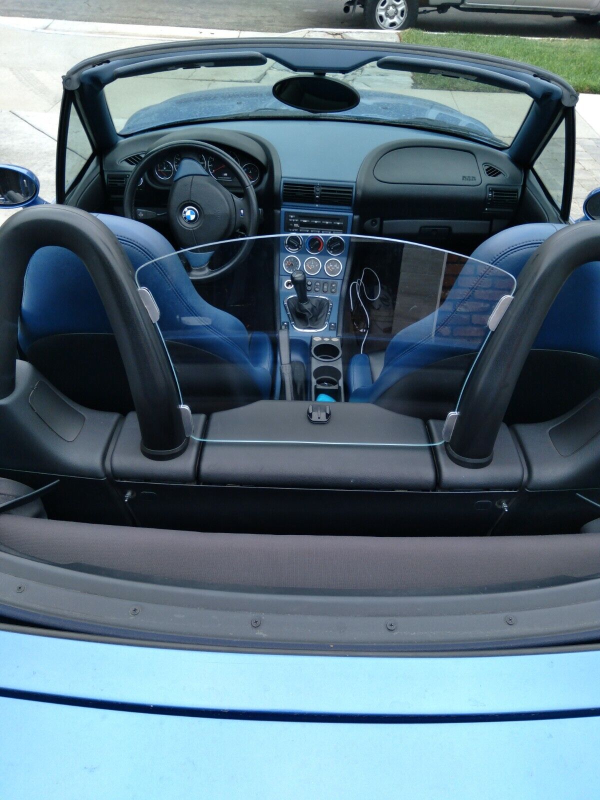  5⭐2001/2002 BMW Z3  Roaster Wind Deflector (Tint Add Only)