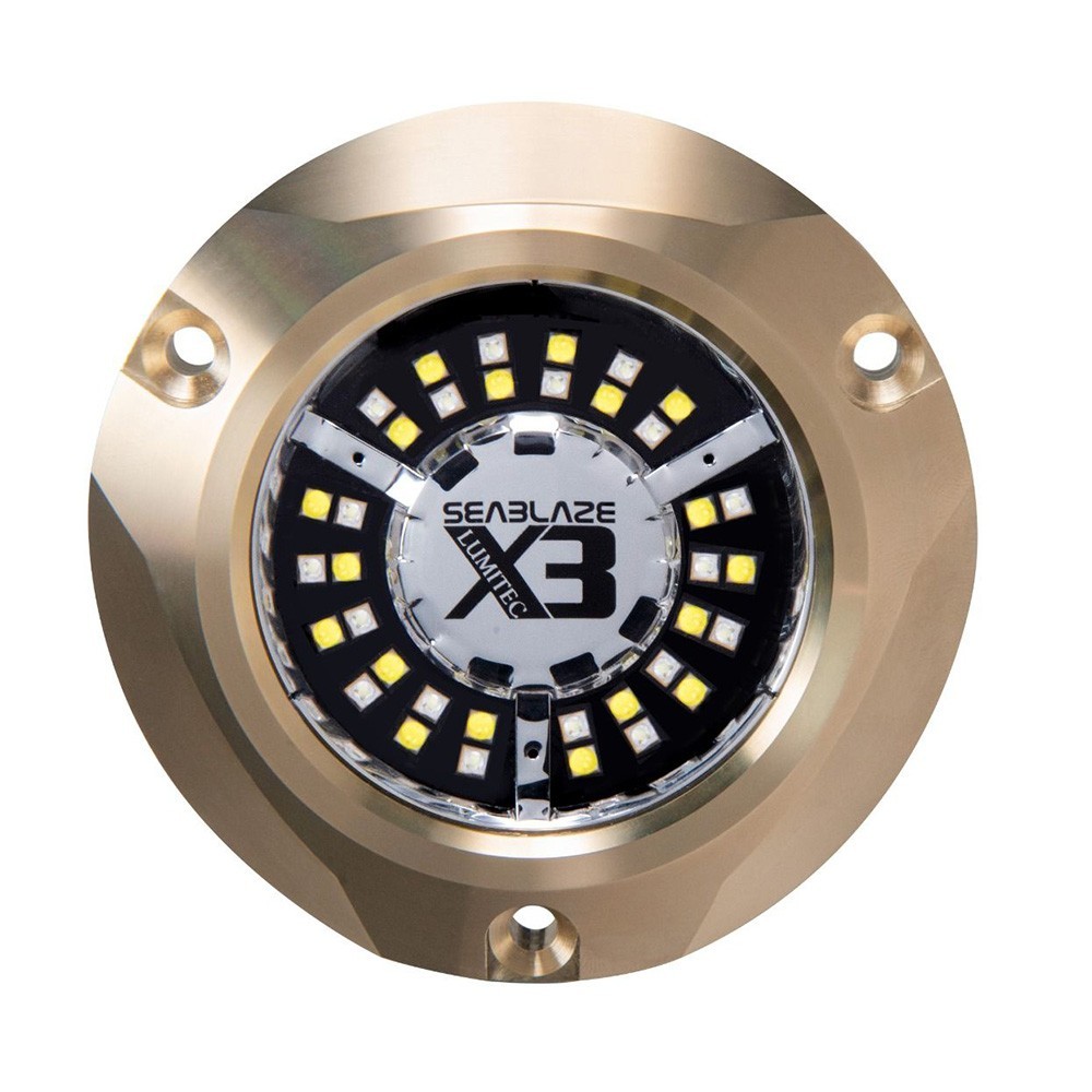 Lumitec SeaBlaze X3 LED Underwater Light - Dual Color White/Blue 101945