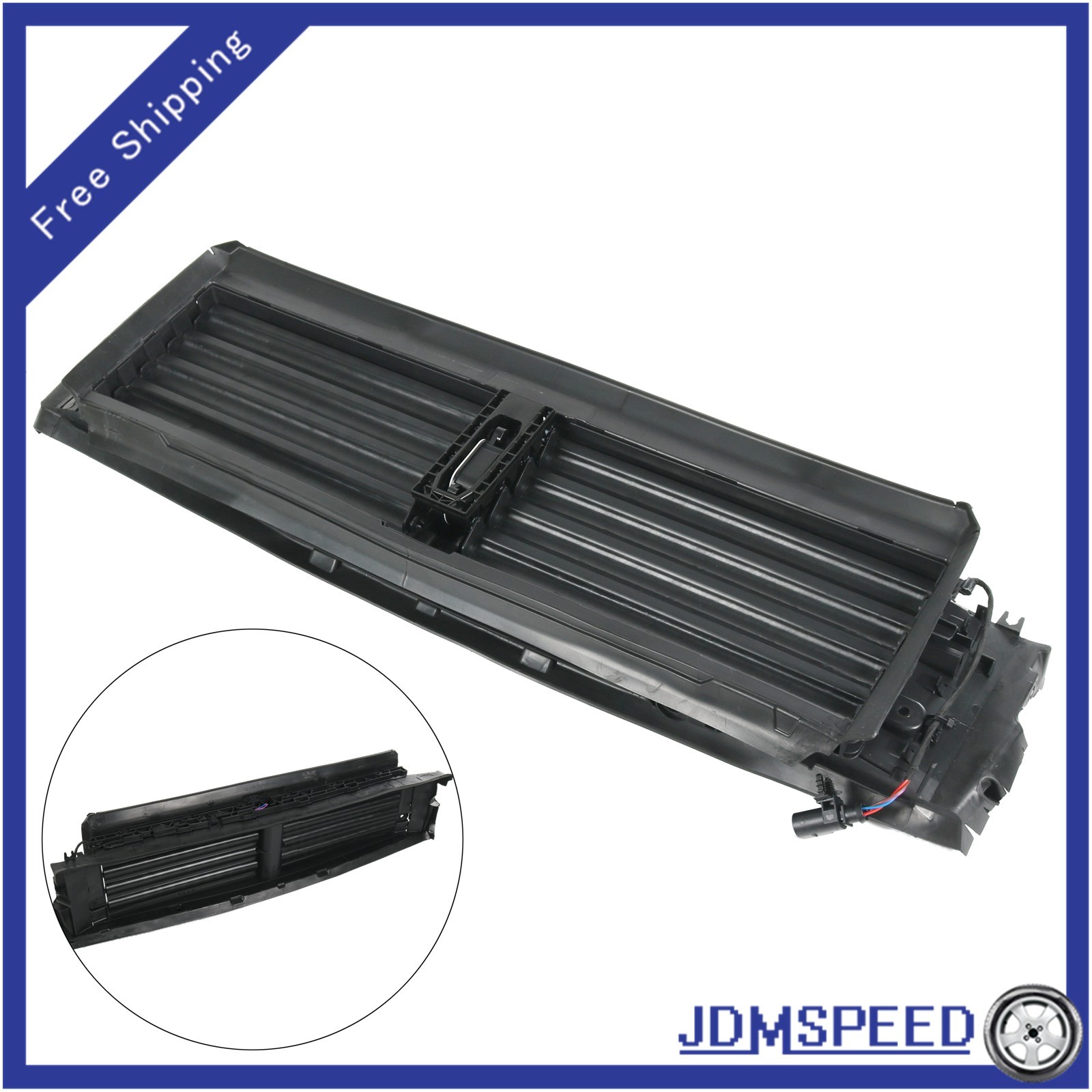 Active Air Vent Radiator Grille Shutter Assembly For 2015-2018 Volkswagen Jetta