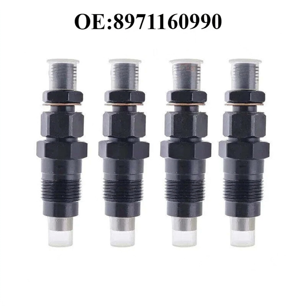 4 Pcs Fuel Injector For Isuzu Engine 3LA1 3LB1 4LB1 4LC1 4LE1 4LE2 8971160990，