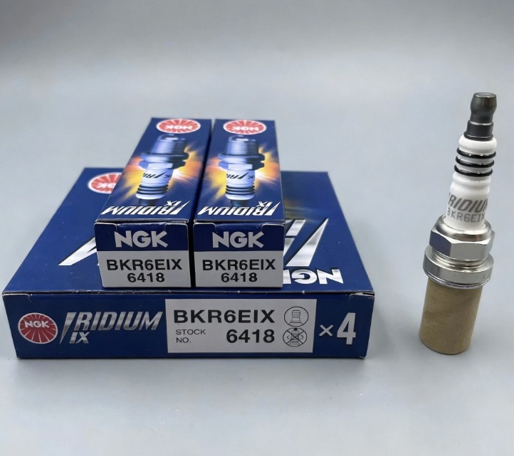4 Pack Genuine NGK 6418 Iridium IX Spark Plugs BKR6EIX Fast Shipping
